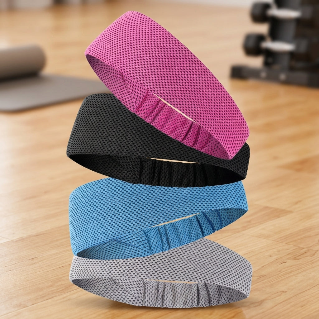 Women Sweat Resistant Headband Sports Sweatband For Basketball Yoga