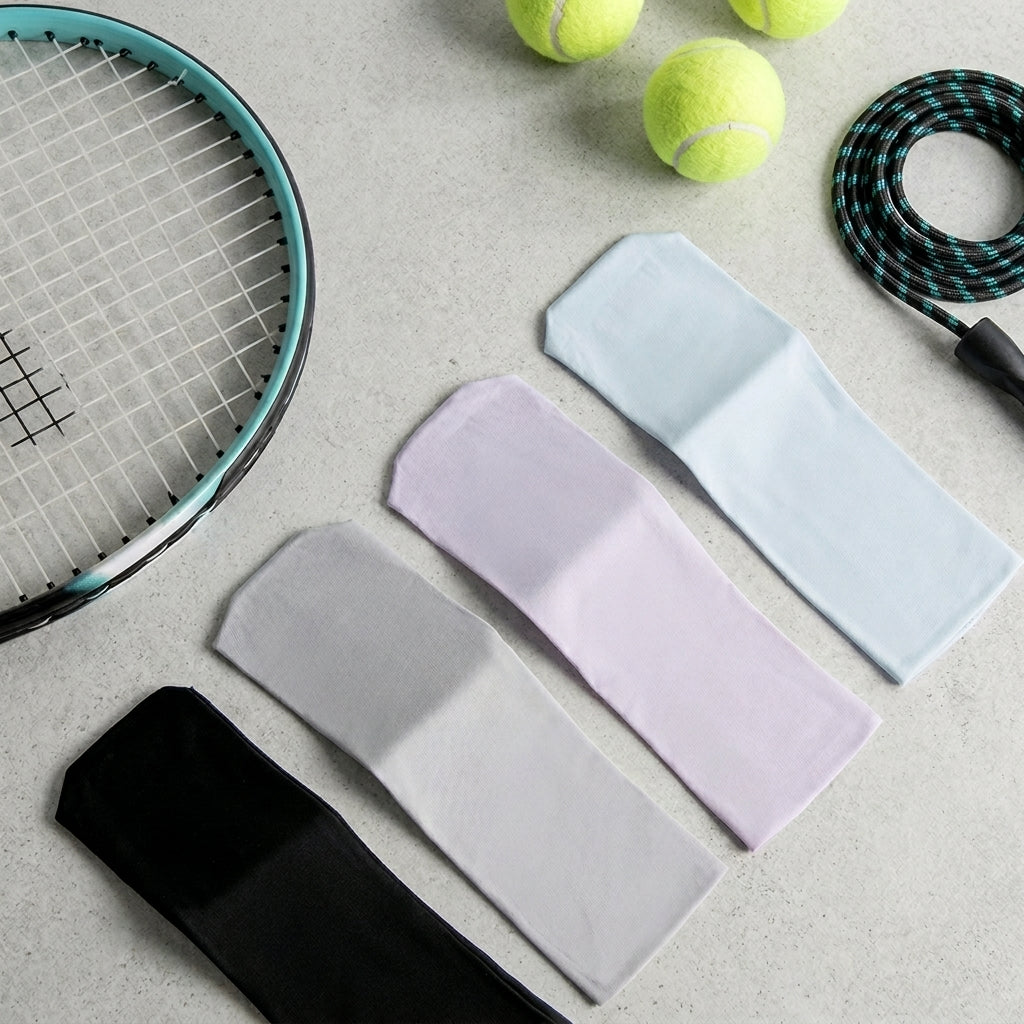 Quick Dry Non Slip Wide Headband Soft For Yoga Running Fitness